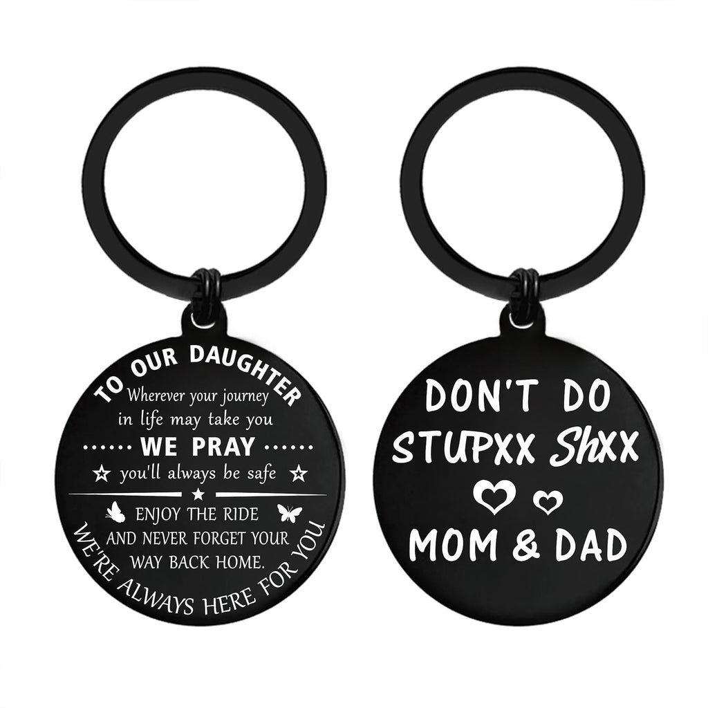 Daughter Love Keychain - Birthday, Graduation, Holidays