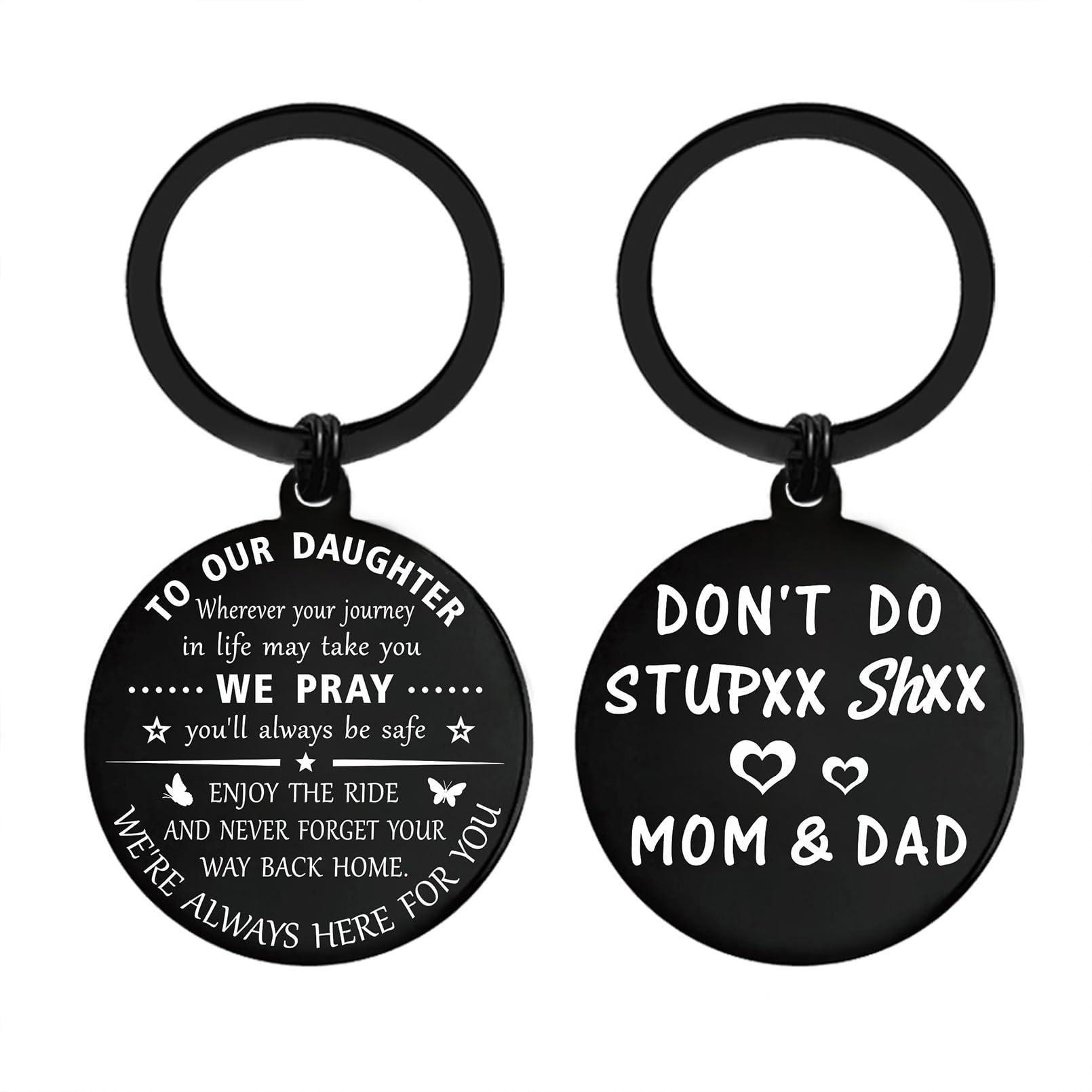 Daughter Love Keychain - Birthday, Graduation, Holidays